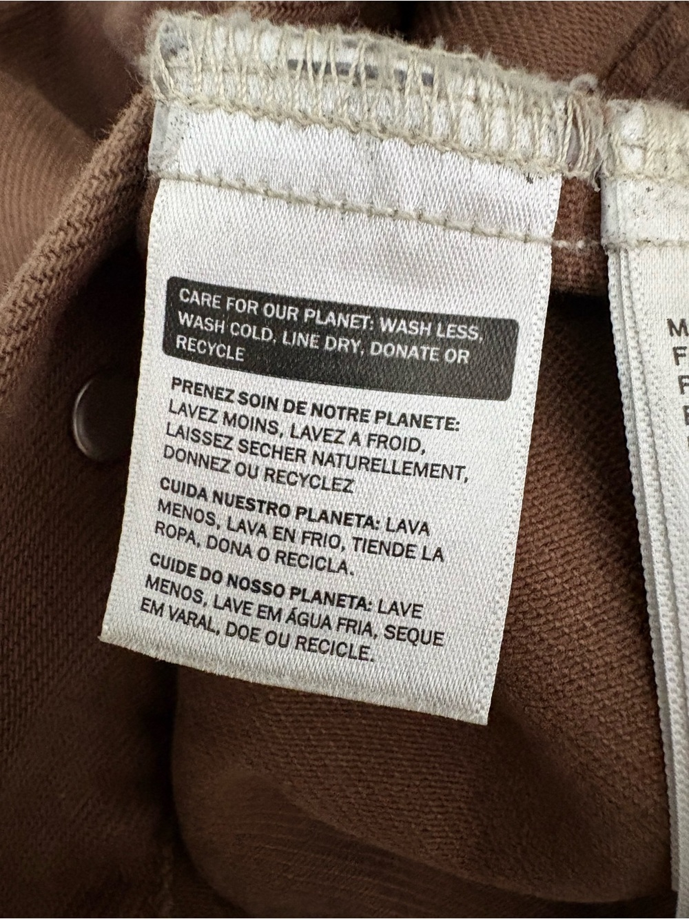 Levi’s Mens Relaxed Trucker Jacket Small Brown Washed Denim Oversized A5782 - Picture 9 of 11